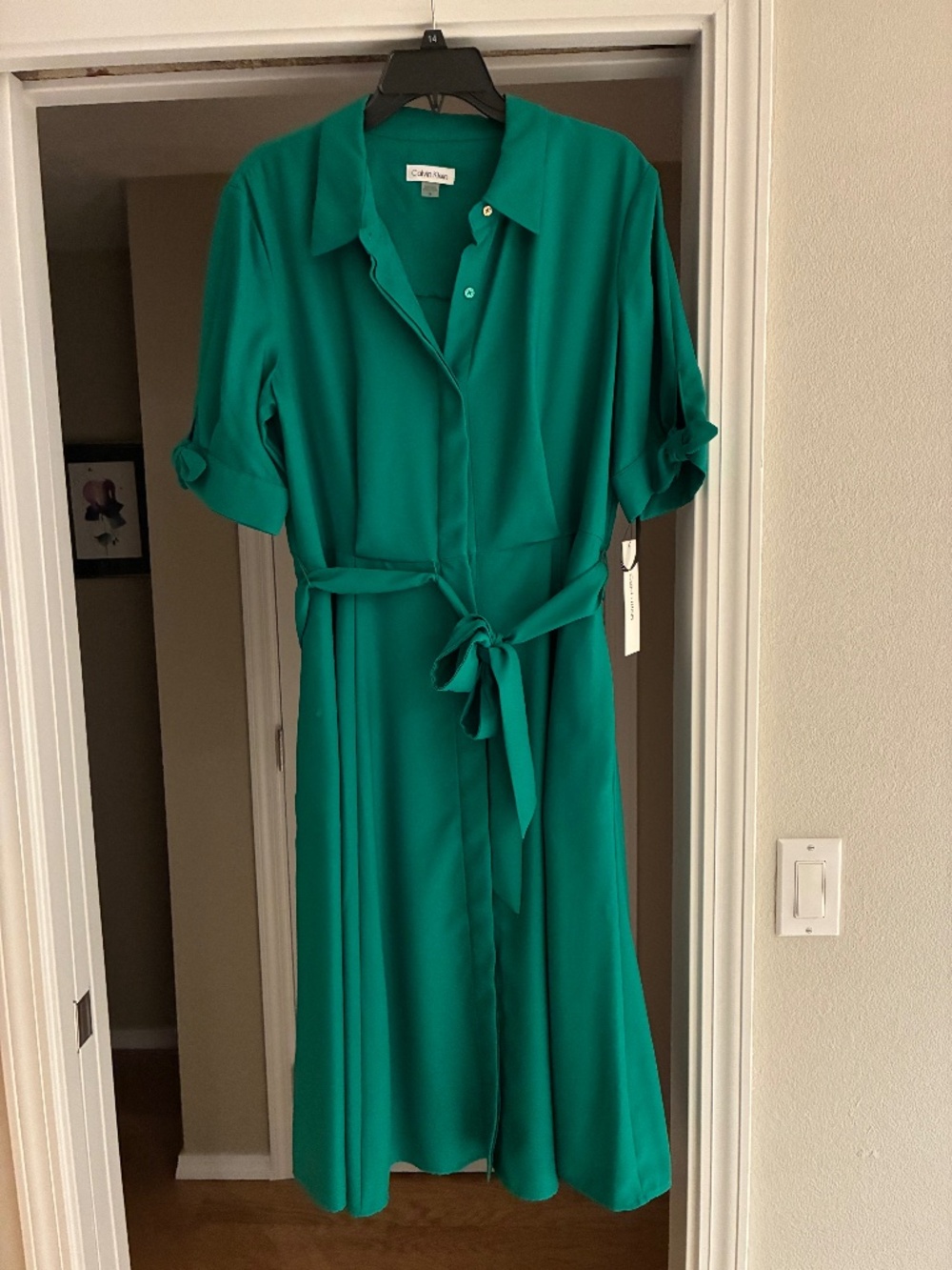 NWT Calvin Klein shirt dress